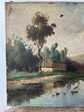 Load image into Gallery viewer, French Countryside Rural Scene Oil on Canvas