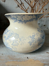 Load image into Gallery viewer, French Gentle Blue Sarreguimes Jardiniere Jug