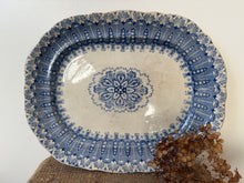 Load image into Gallery viewer, Fabulous Large Blues Oval Platter