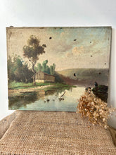 Load image into Gallery viewer, French Countryside Rural Scene Oil on Canvas