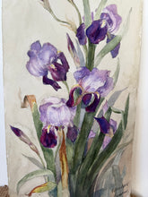Load image into Gallery viewer, Gorgeous French Irises Watercolour