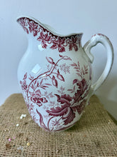 Load image into Gallery viewer, Stunning large French Vintage Ironstone Jug