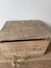 Load image into Gallery viewer, French Antique Wooden Champagne Crate