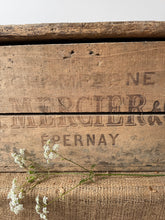 Load image into Gallery viewer, French Antique Wooden Champagne Crate