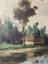 Load image into Gallery viewer, French Countryside Rural Scene Oil on Canvas