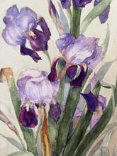 Load image into Gallery viewer, Gorgeous French Irises Watercolour