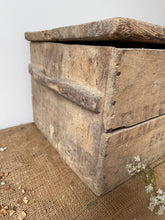 Load image into Gallery viewer, French Antique Wooden Champagne Crate