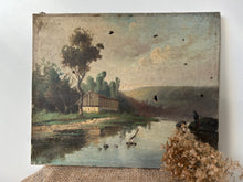 Load image into Gallery viewer, French Countryside Rural Scene Oil on Canvas