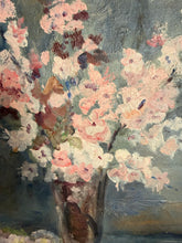 Load image into Gallery viewer, Beautiful French Pink Blossom Oil Painting