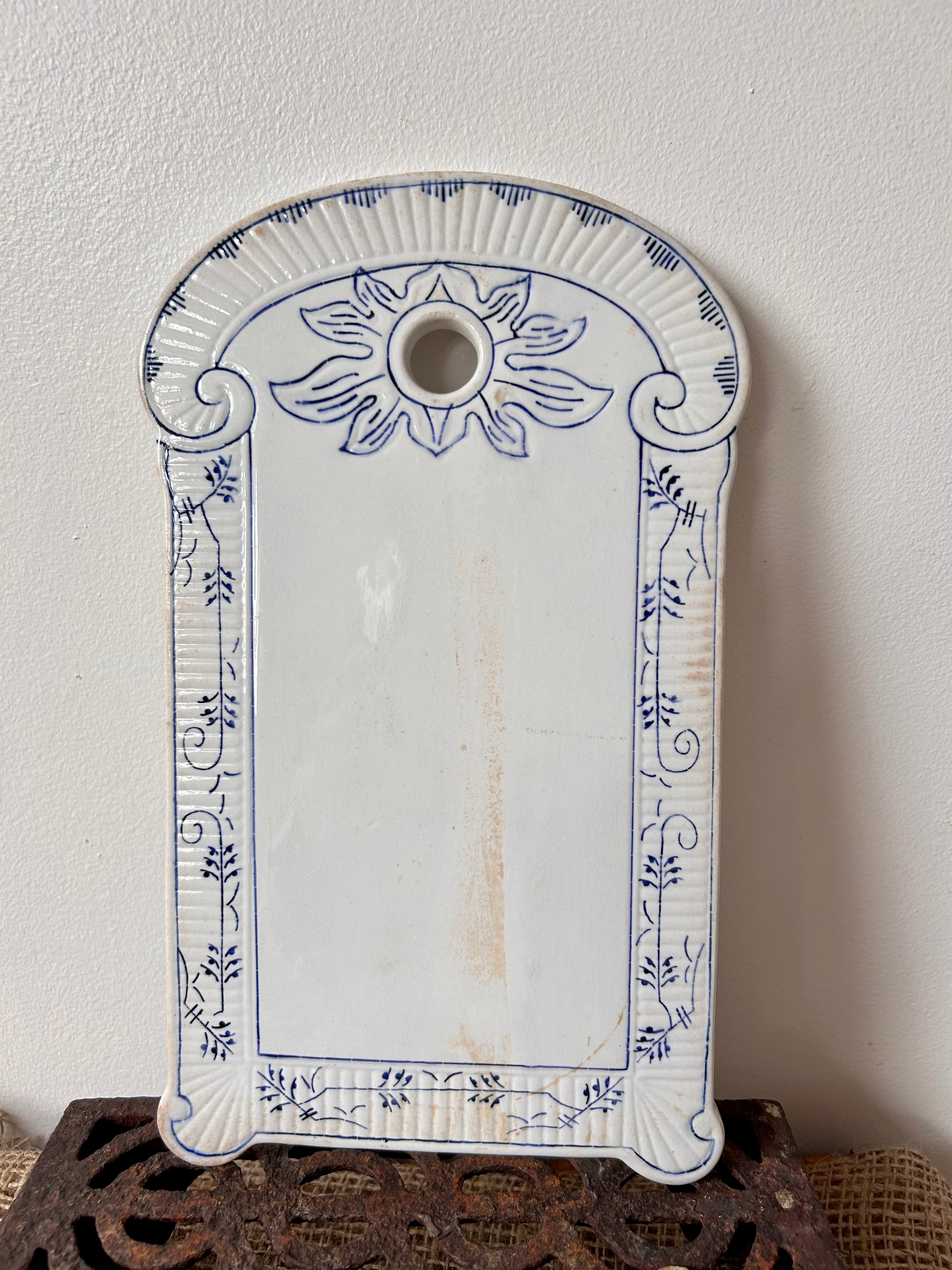 Ironstone onion Chopping Board Vintage At The Vicarage