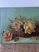 Load image into Gallery viewer, Gentle Roses Oil on Board