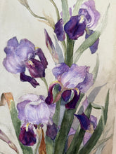 Load image into Gallery viewer, Gorgeous French Irises Watercolour