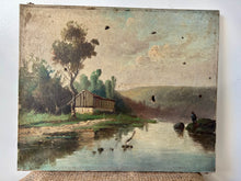 Load image into Gallery viewer, French Countryside Rural Scene Oil on Canvas