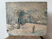 Load image into Gallery viewer, Stunning Antique French Floral Oil Painting, double sided