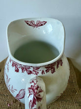 Load image into Gallery viewer, Stunning large French Vintage Ironstone Jug