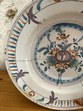 Load image into Gallery viewer, French Faience Antique Stapled Gentle Toned Plate