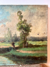 Load image into Gallery viewer, French Countryside Rural Scene Oil on Canvas
