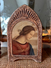 Load image into Gallery viewer, Gentle Print of Lady On Wood
