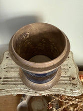 Load image into Gallery viewer, Stunning Large Stained Ironstone Blue Apothecary Jar
