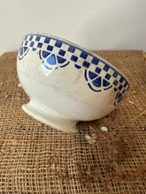 Load image into Gallery viewer, French Vintage Blue Patterned Cafe au Lait
