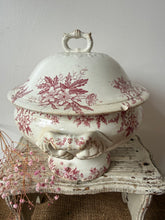 Load image into Gallery viewer, Beautiful French Floral Ironstone Soupiere
