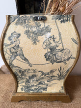 Load image into Gallery viewer, Vintage Toile de Jouy French Wooden Box
