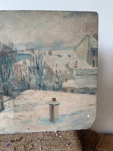Load image into Gallery viewer, Stunning Antique French Floral Oil Painting, double sided
