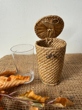 Load image into Gallery viewer, French Pilgrimage Wicker Spa Glass
