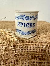 Load image into Gallery viewer, Vintage St Uze Epices Pot

