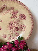 Load image into Gallery viewer, French Buttery Pink Transferware Plate
