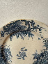 Load image into Gallery viewer, Pretty French Blue Transferware Plate
