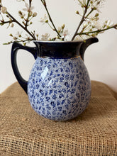 Load image into Gallery viewer, Ditsy Blue Floral Vintage Jug
