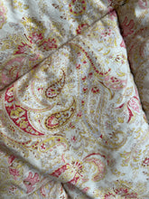 Load image into Gallery viewer, Large Vintage Neutrals Paisley Eiderdown
