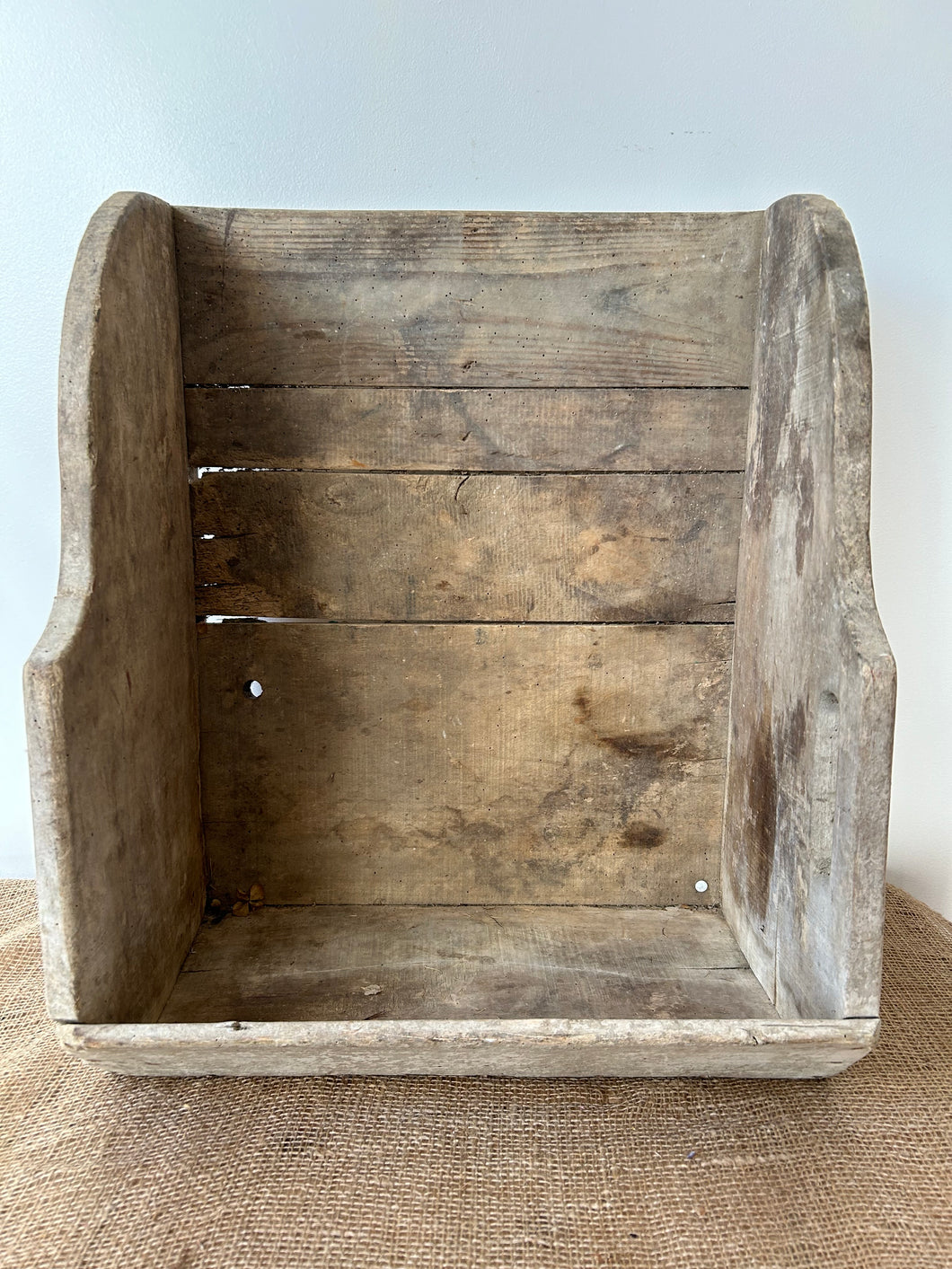 French Wooden Wash Box