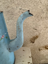 Load image into Gallery viewer, Very Rustic French Sky Blue Enamel Coffee Pot
