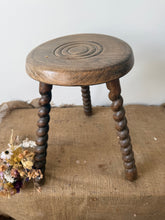 Load image into Gallery viewer, Gorgeous French Twisted Legged Stool
