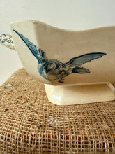 Load image into Gallery viewer, French Square Blue Transferware Dish
