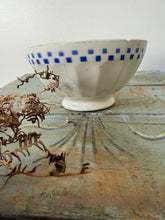 Load image into Gallery viewer, French Blue Checked Cafe au Lait
