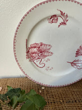 Load image into Gallery viewer, Pretty Vintage French Pink Poppy Plate
