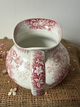 Load image into Gallery viewer, French Pink Ironstone Tubby Sarreguimes Jug

