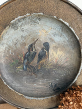 Load image into Gallery viewer, French Handpainted Kingfisher Concave Charger
