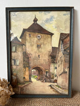 Load image into Gallery viewer, Framed French Vintage Artwork
