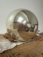 Load image into Gallery viewer, French Vintage Silvered Mercury Glass Witches Ball
