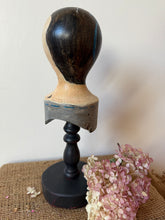 Load image into Gallery viewer, French Rare Vintage Wooden French Milliner's Hat Display Stand Marotte
