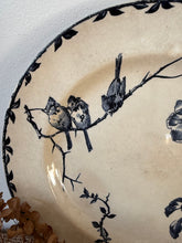 Load image into Gallery viewer, Beautiful Trio Of Birds French Ironstone Plate
