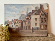 Load image into Gallery viewer, French Street Scene Oil Painting
