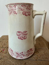 Load image into Gallery viewer, French Vintage Cherry Pink Jug
