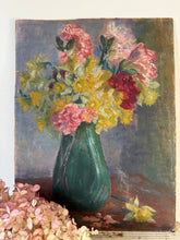 Load image into Gallery viewer, Very Pretty French Floral Oil Painting
