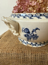 Load image into Gallery viewer, Gorgeous Deep Blue French Transfeware Soupiere
