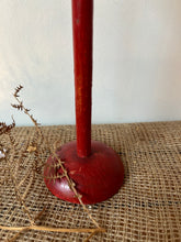 Load image into Gallery viewer, Red Vintage French Wooden Hat Stand
